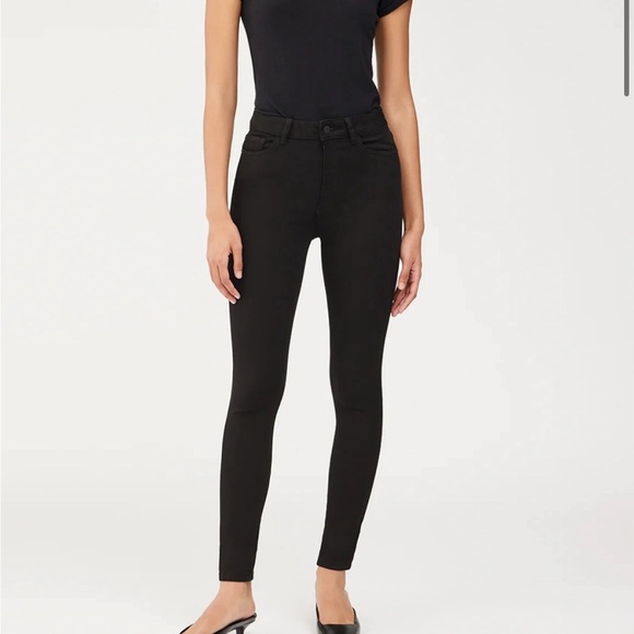 DL1961 Denim - DL1961 Farroe high rise skinny a black